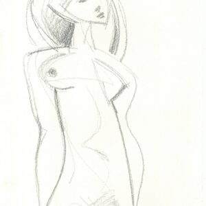 Desenho - Nu feminino, 21 x 30