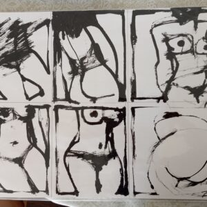 Desenho - Nu feminino 30 x 42